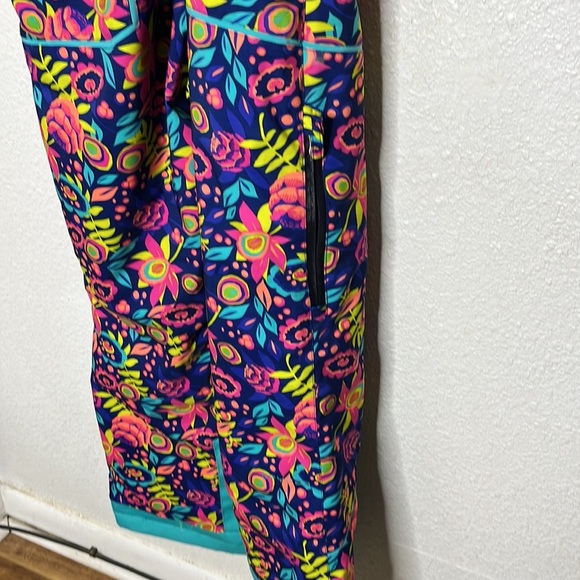 Spyder Kids Multicolor Snow Bib - Picture 10 of 12